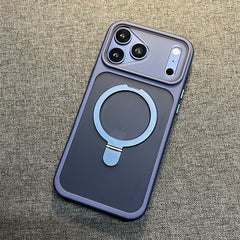 Deviceus TitanRing MagSafe Stand Case – Matte Magnetic Shockproof Case for iPhone