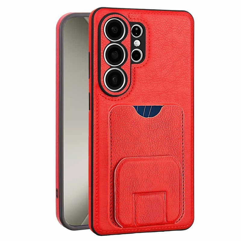 Leather Wallet Case for Samsung