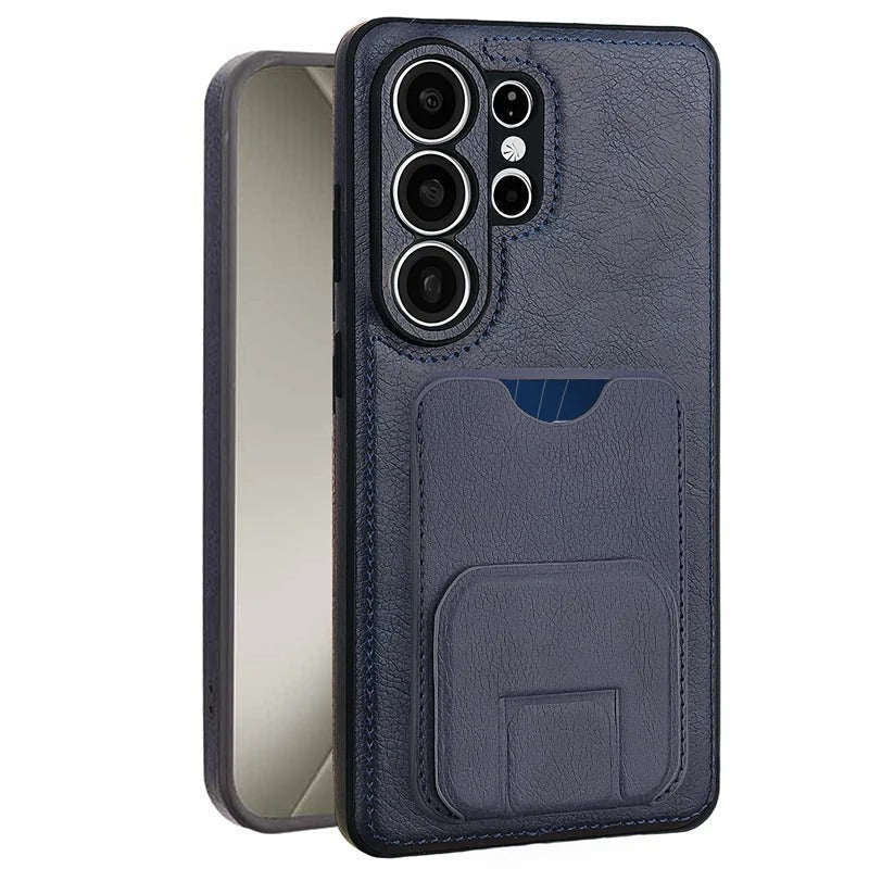 Leather Wallet Case for Samsung