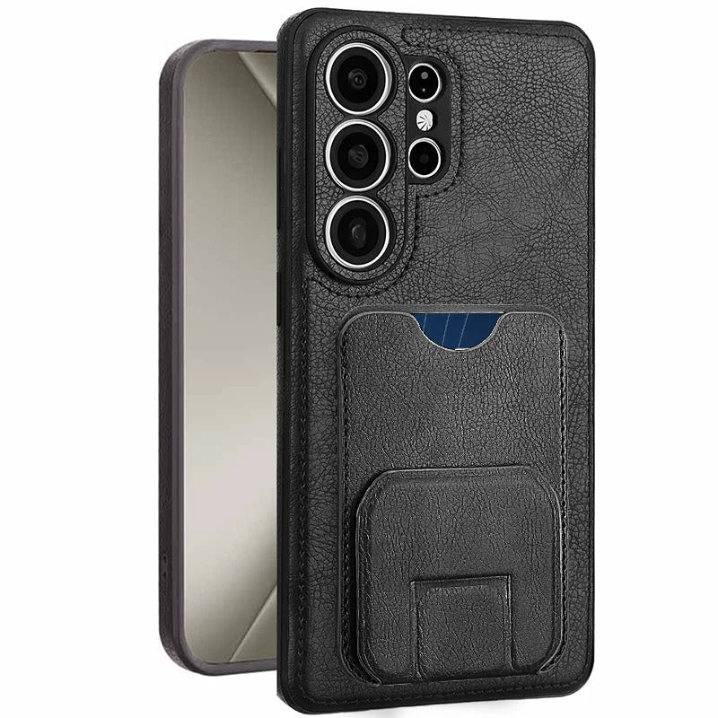 Leather Wallet Case for Samsung