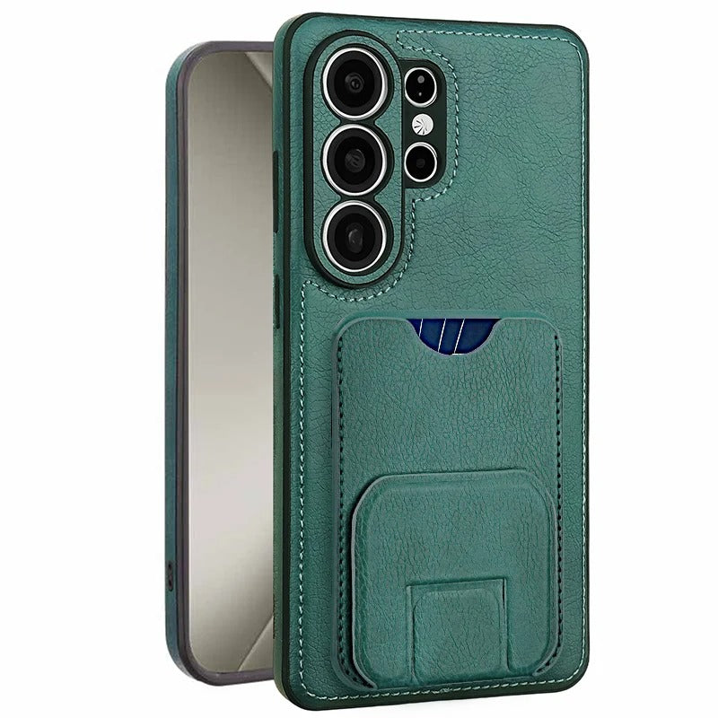 Leather Wallet Case for Samsung